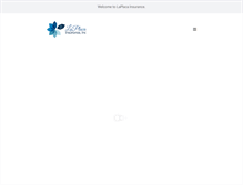 Tablet Screenshot of laplacainsurance.com